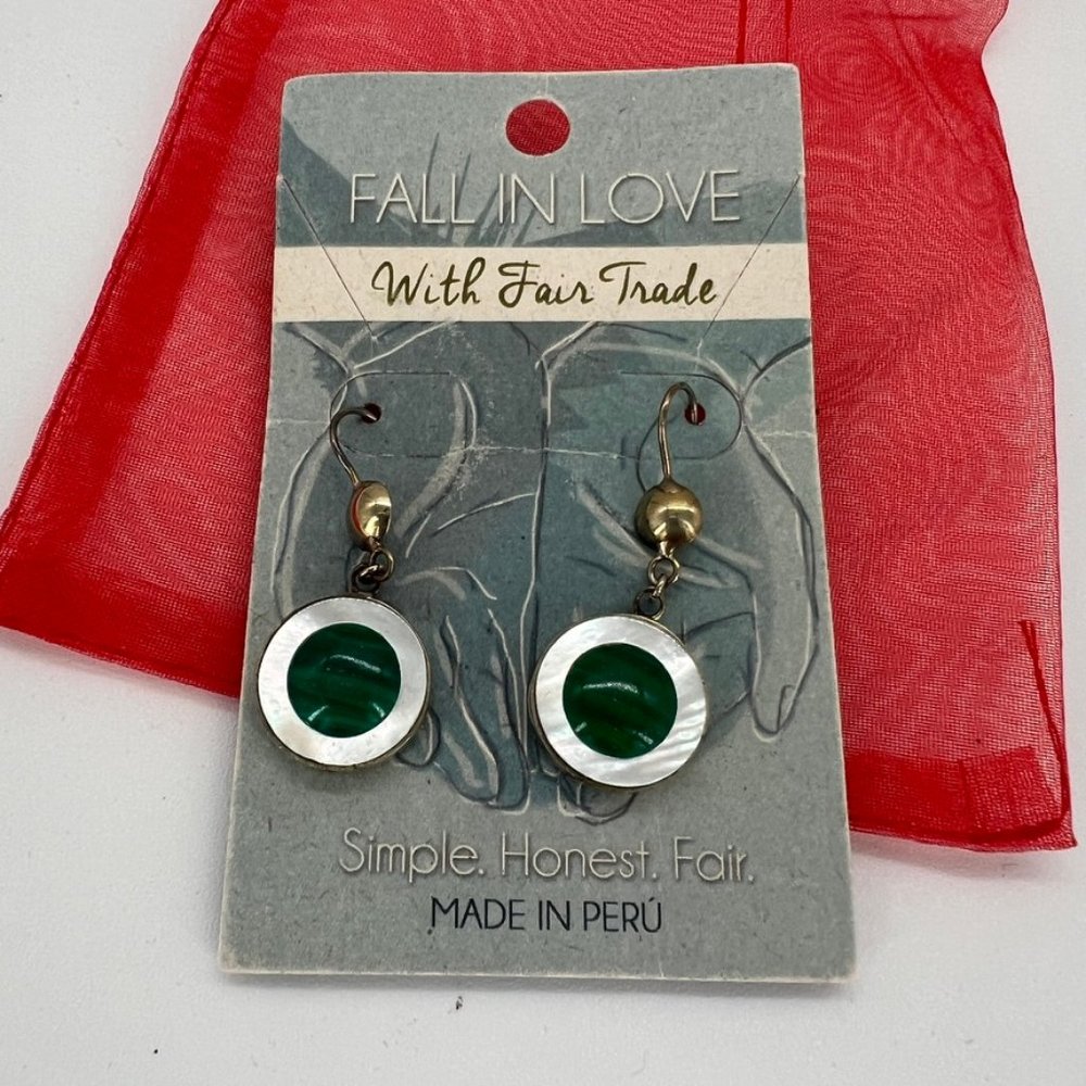 NWT Fall in Love with Fair Trade Earrings -